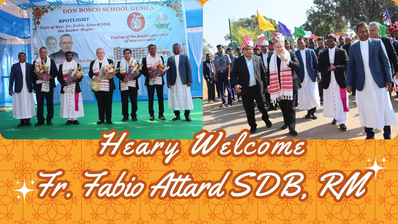 स्वागत नाच @NorbertBosconian /Fr. Favio Attard, the Rector Major 