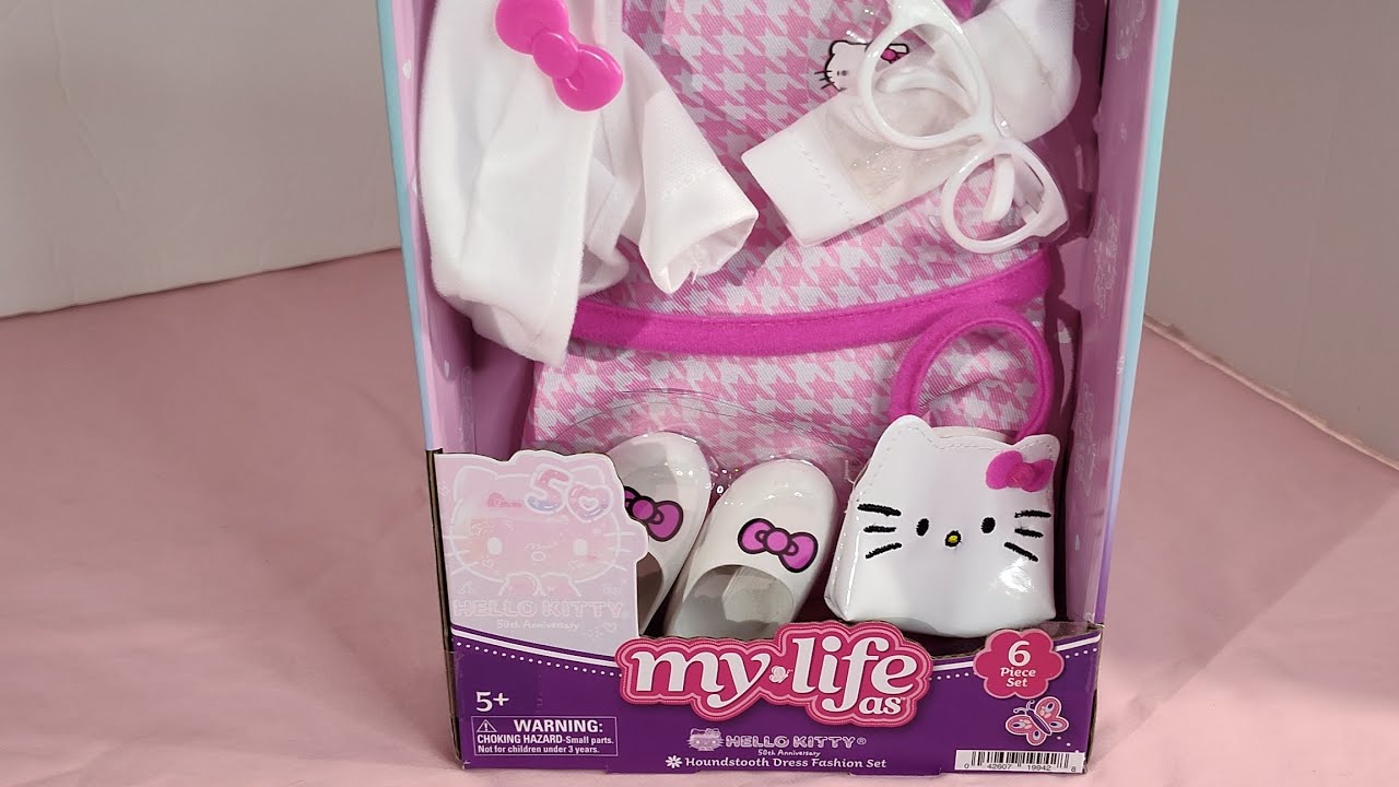 my life as hello kitty 50 th anniversary houndstooth dress set