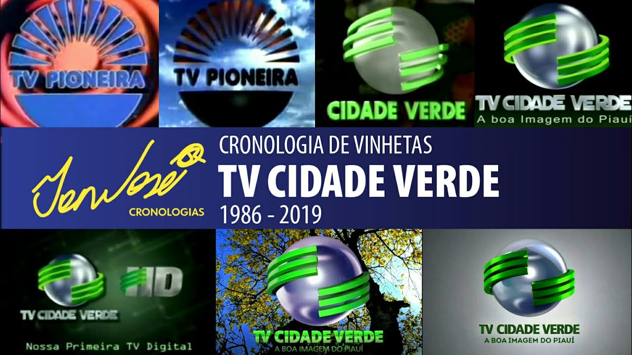 Cronologia de Vinhetas da TV Cidade Verde de Teresina - PI (1986-2019)
