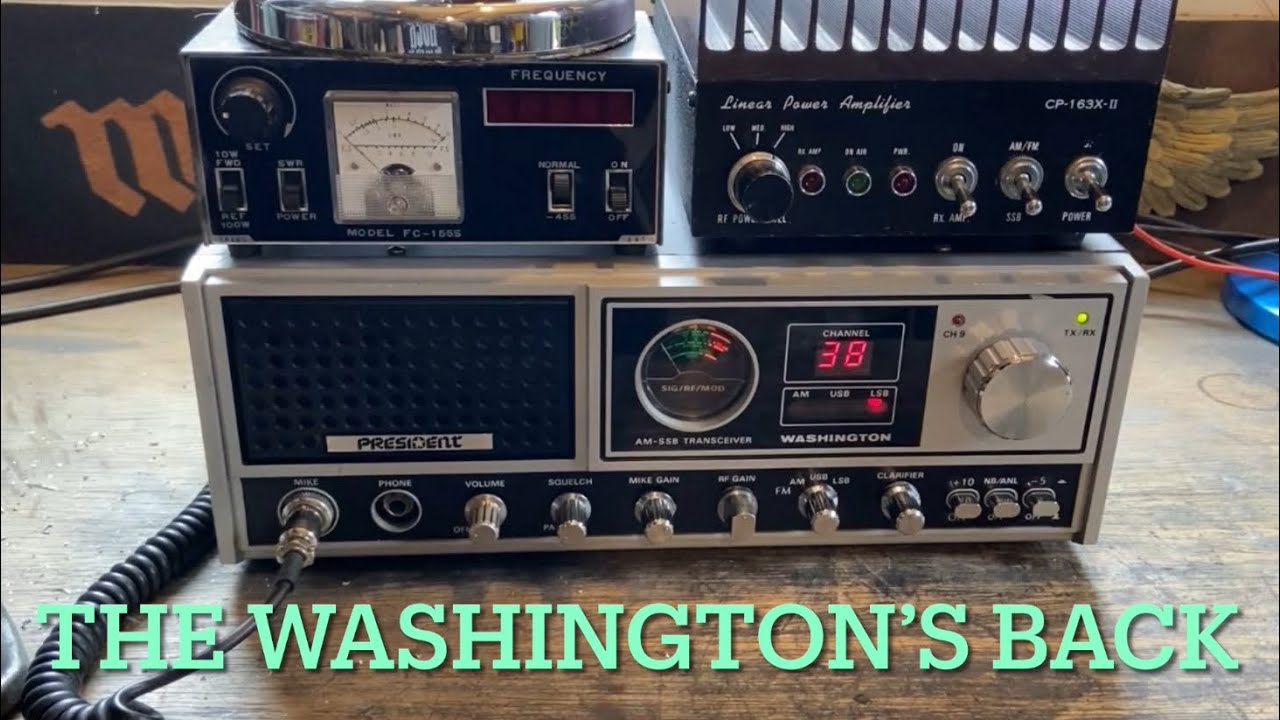 🎥🇬🇧 CB Radio Video Gates on the President Washington ￼🇺🇸