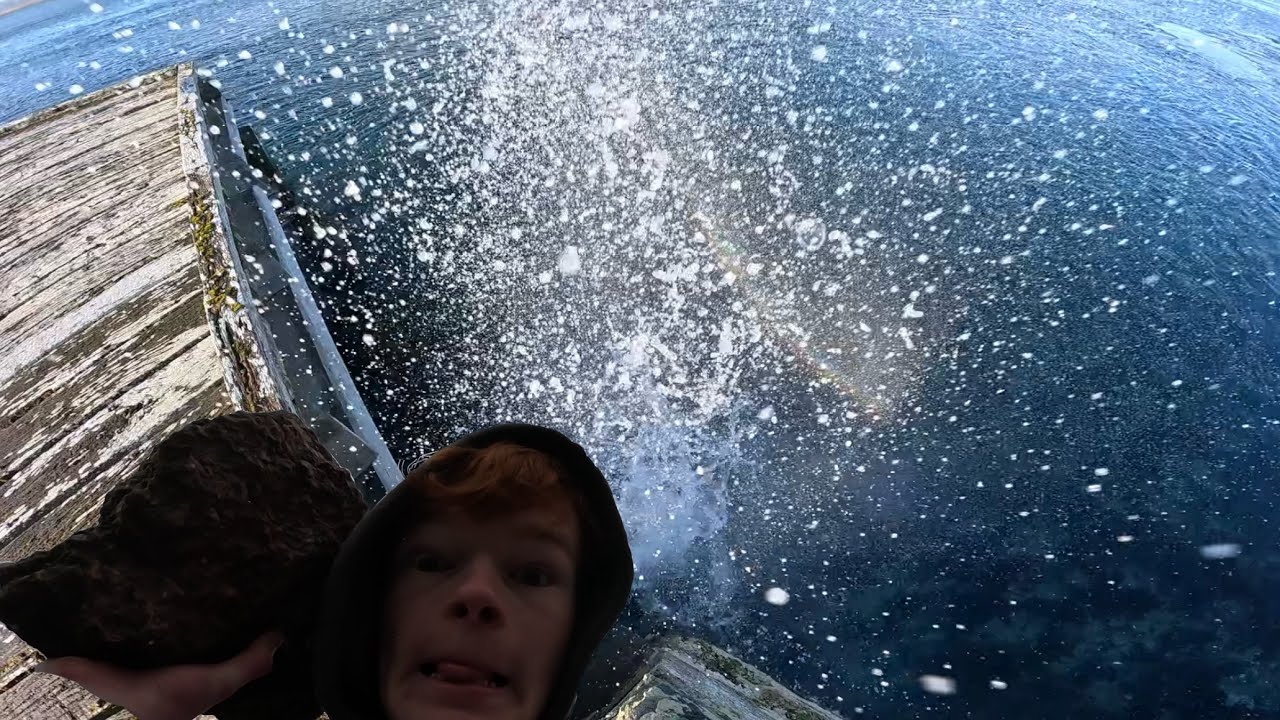 Epic Rock Splashes Along the Donegal Coast