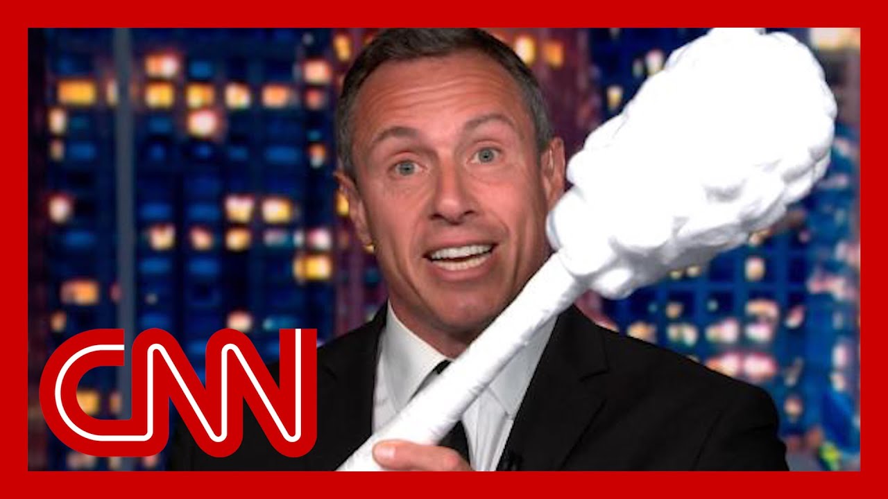 Chris Cuomo teases brother Andrew with giant test swab