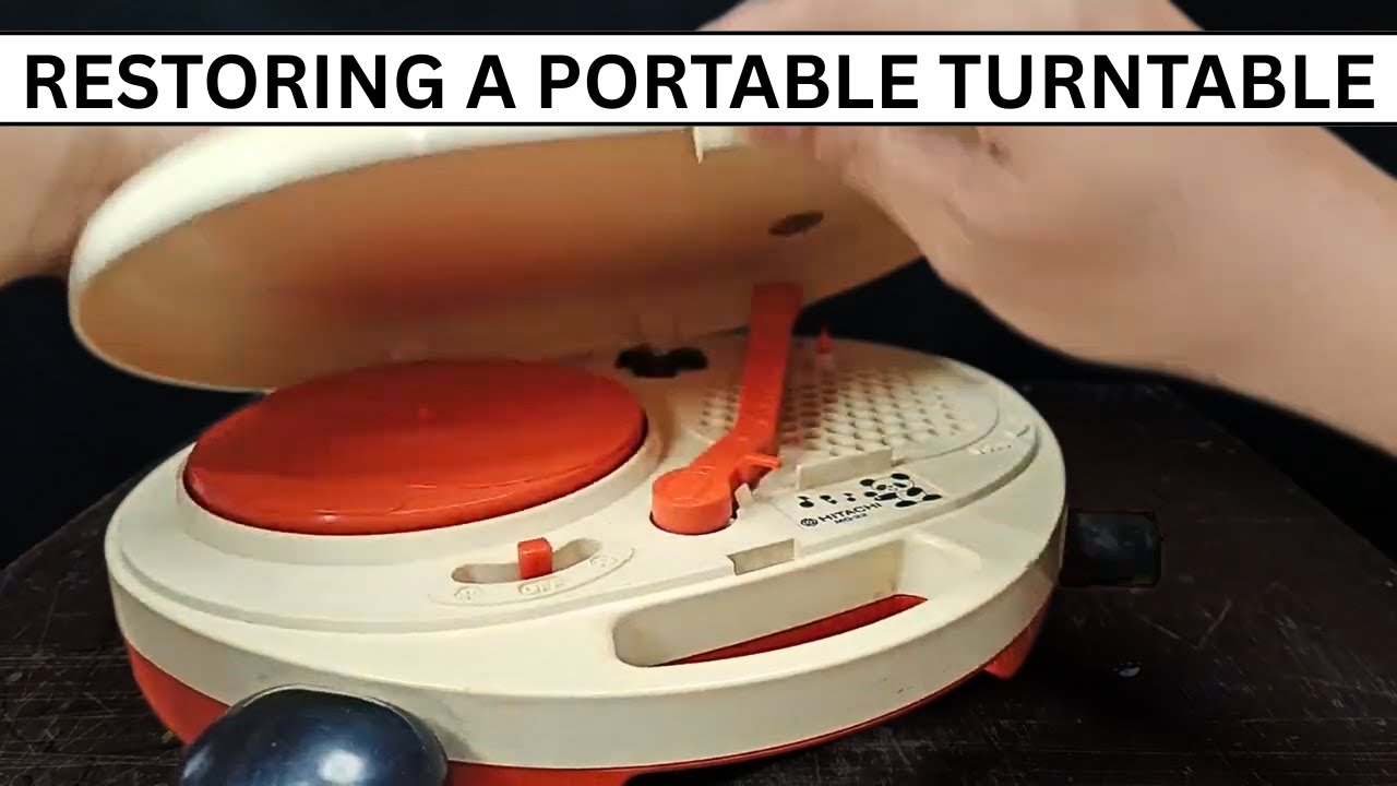 1978 Portable Turntable Repair & Restoration