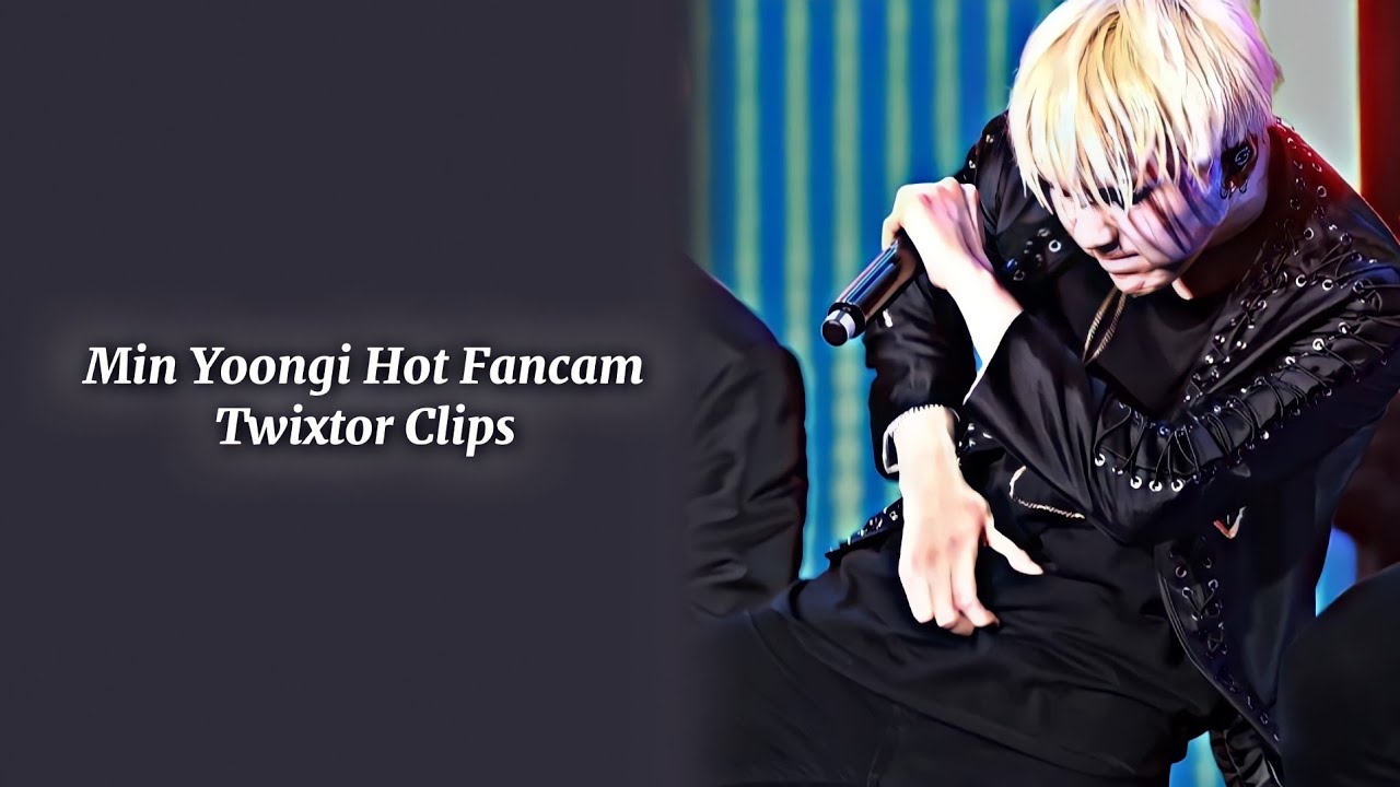 Min Yoongi Hot Fancam 160723 Twixtor Clips_HD_