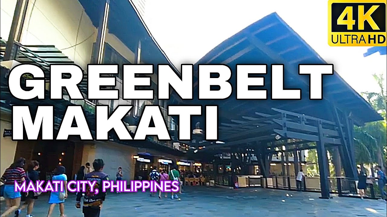 GREENBELT MAKATI Philippines 🇵🇭 | Relaxing Luxury Walk In 4K Ultra HD