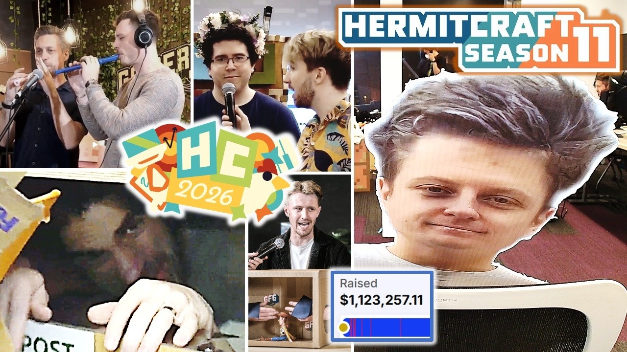 Hermitcraft 11's $1.1 Million - Charity Stream 2026 Best Moments [DAY 2]