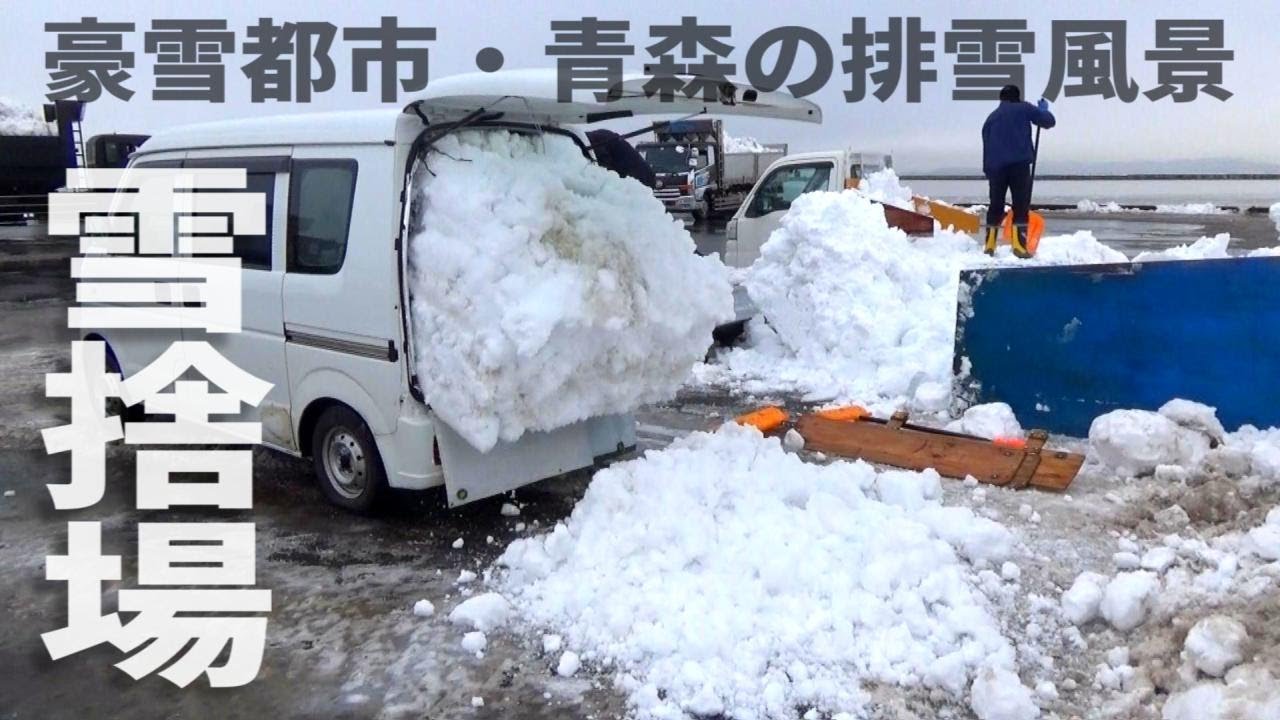 我が家の特殊な排雪風景でスッキリされてください。