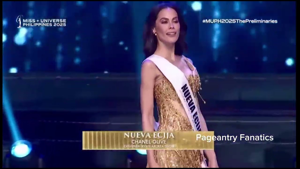 MUPH Nueva Ecija CHANEL OLIVE THOMAS, Swimsuit and Evening Gown #MissUniversePhilippines #nuevaecija