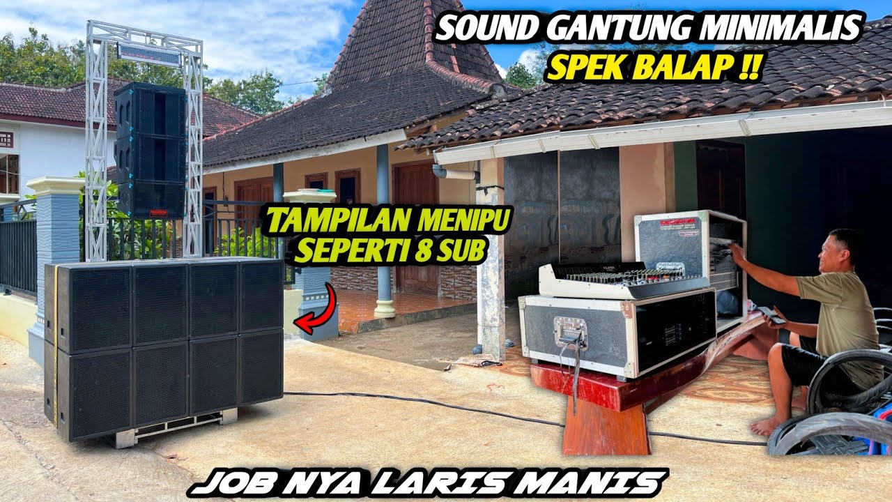 JOB LARIS MANIS ‼️ Sound gantung minimalis spek BALAP , mahardika audio