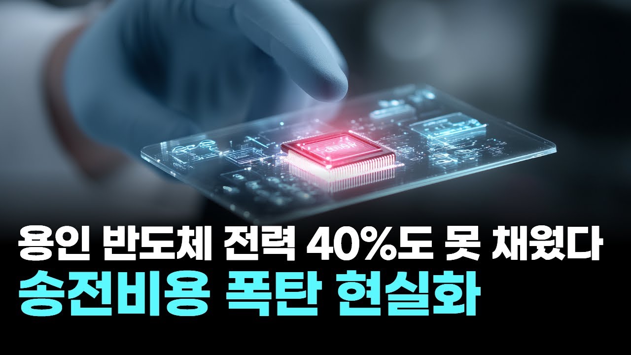 용인 반도체 전력 40%도 못 채웠다&hellip;송전비용 폭탄 현실화