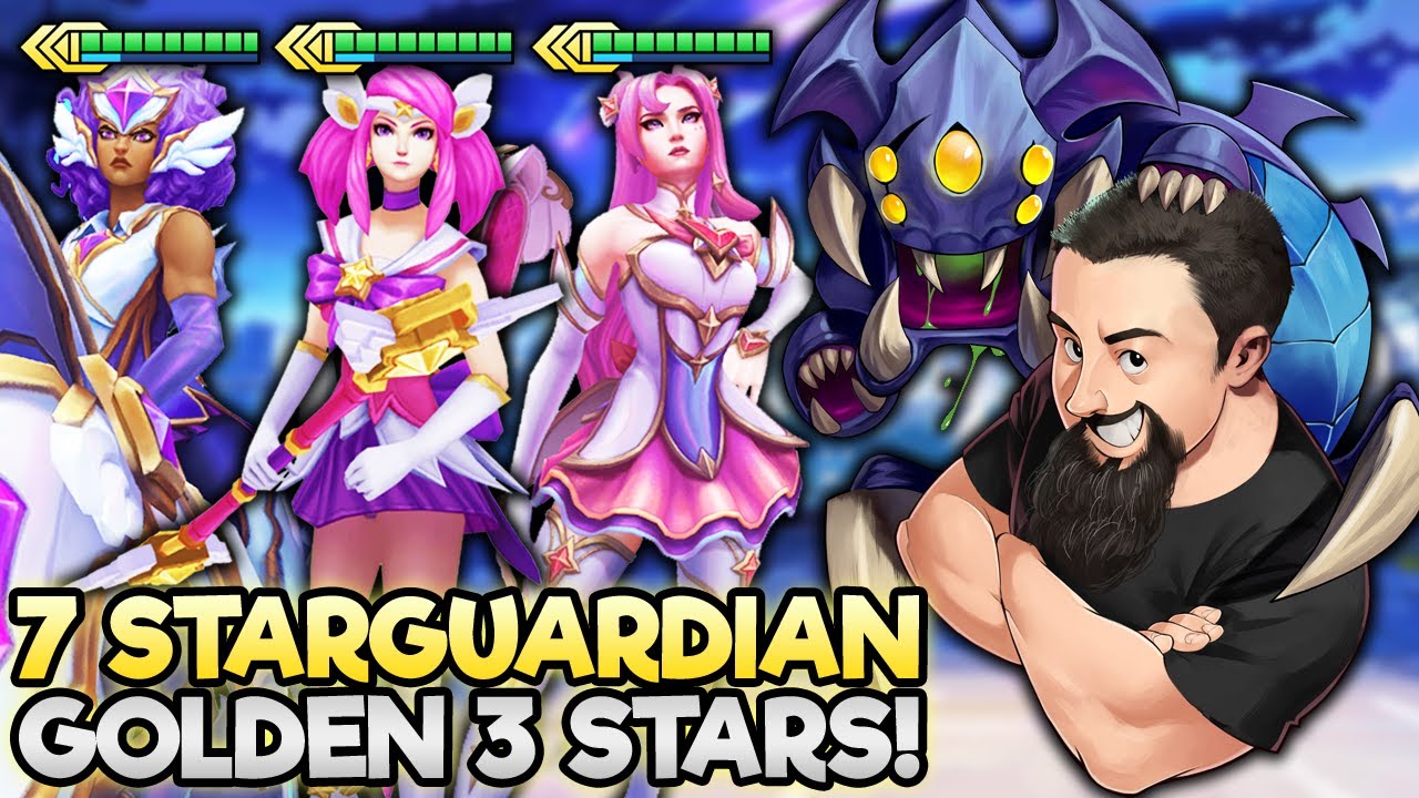 7 Star Guardian - Golden Rell/Lux/Kai'sa!! | TFT Monsters Attack | Teamfight Tactics