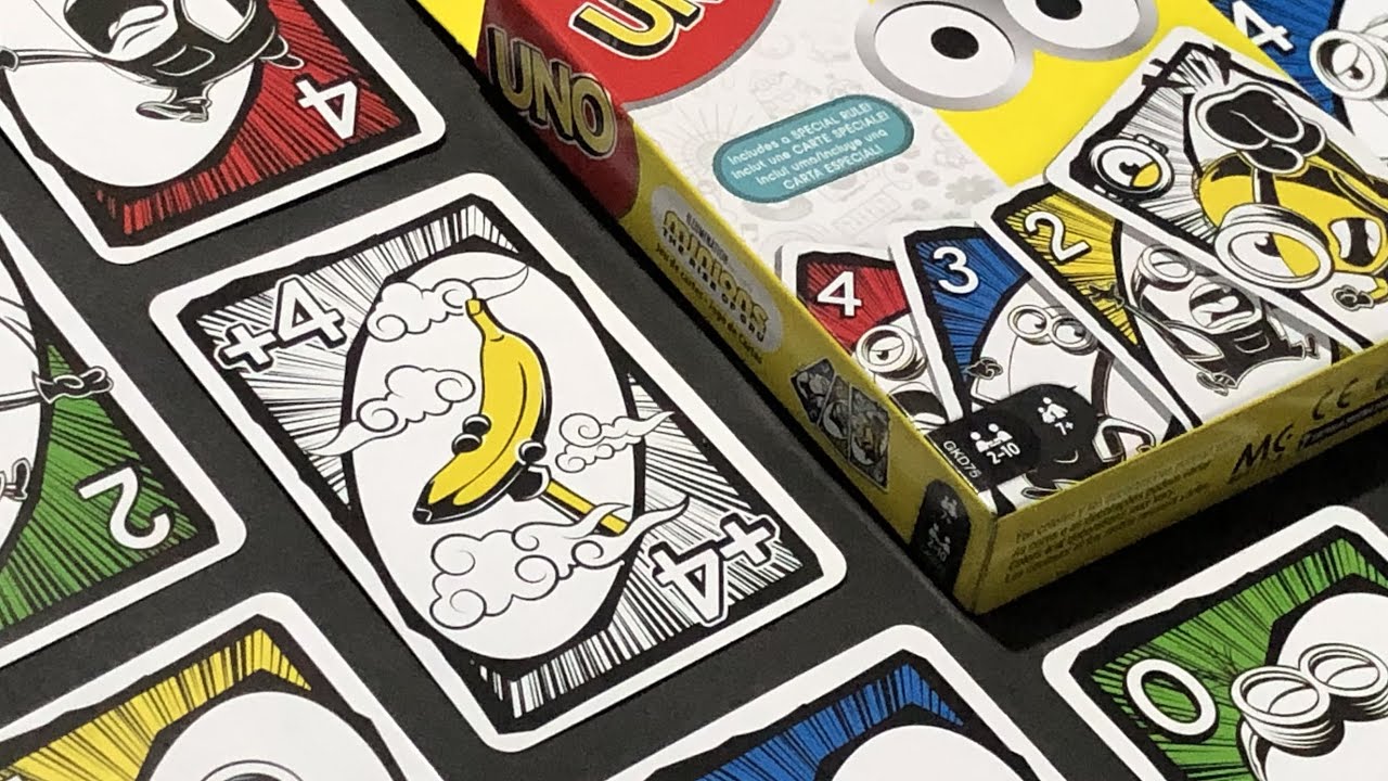 La banana +4 en el UNO de Minions 2 - UNBOXING