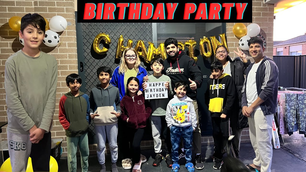 CELEBRATING JAYDEN BIRTHDAY! 11th BIRTHDAY PARTY