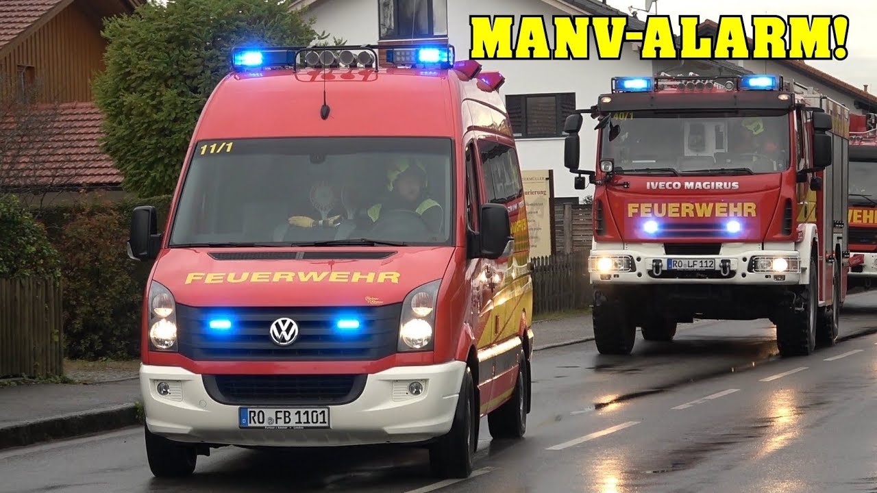 *BRUCKMÜHL* [BUSUNFALL] Einsatzfahrten von 7 Feuerwehren + Rettungsdienst zur Großübung in Heufeld!