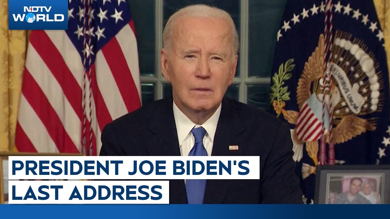 Joe Biden Speech | US President Joe Biden's Last Address As President
