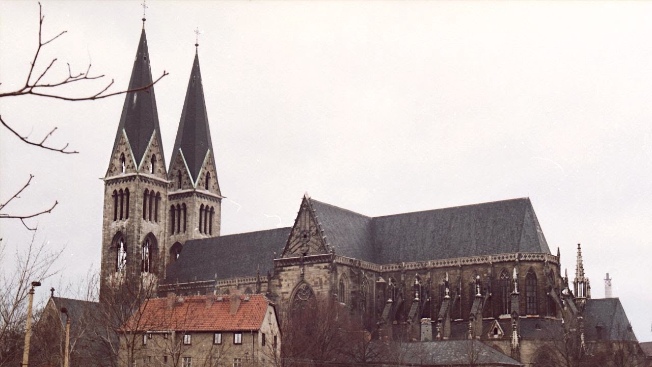 Halberstadt 1990 - Halberst&auml;dter Dom, Liebfrauenkirche und Martinikirche