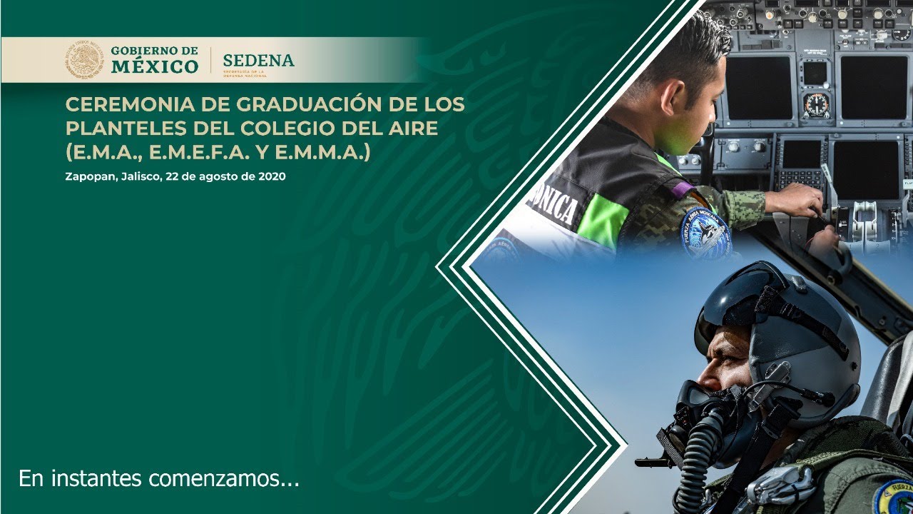 Ceremonia de Graduación de los Planteles del Colegio del Aire (E.M.A., E.M.E.F.A. y E.M.M.A.)