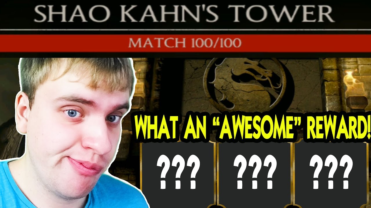 Mortal Kombat X Mobile. Shao Kahn's Tower ending. Last 7 battles completed. Tower rewards.