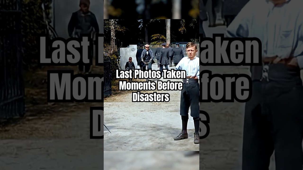 Последние фотографии, сделанные за мгновения до катастрофы #знаетевы #историческиекороткометражки...