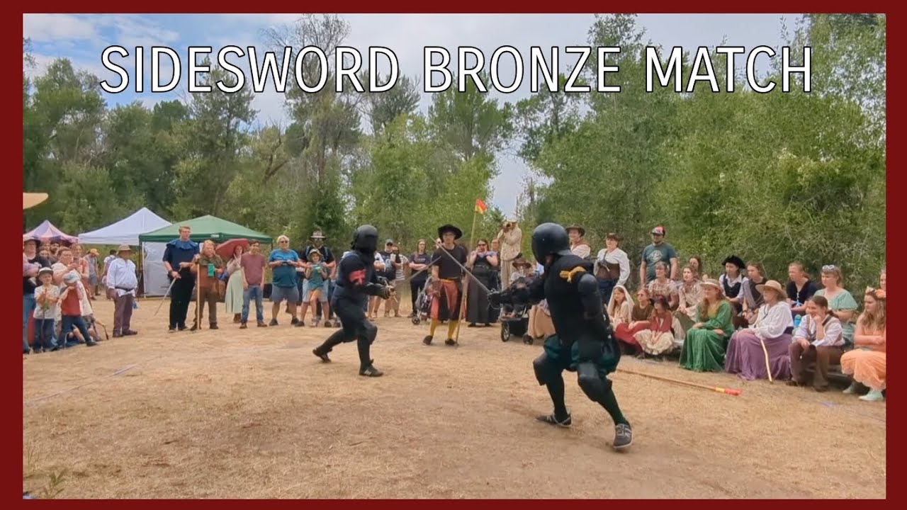 HEMA - Tanner vs. John - Sidesword - RHG Summer Tournament Bronze Match