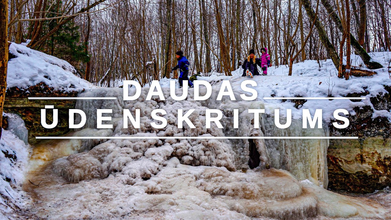 Daudas ūdenskritums ziemā / Daudas (Vecdreļļu, Lākturupītes) ūdenskritums / Daudas leduskritums