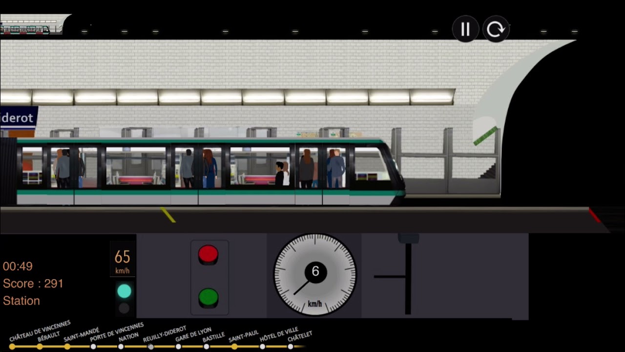 Je conduis un MP05 version simulator