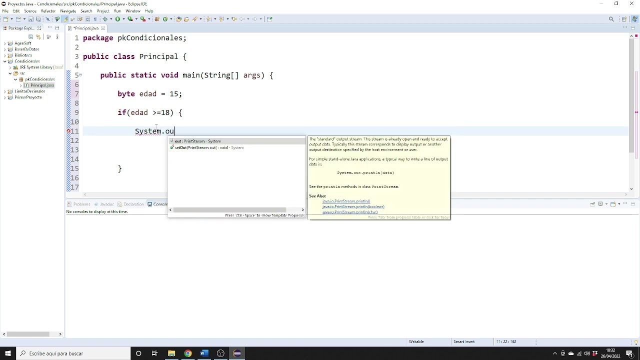 ❤️ Java desde cero. Condicionales en java❤️ #clasesdeinformaticaweb.com 👈🏼