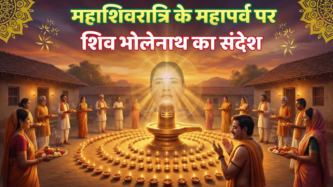 महाशिवरात्रि के महापर्व पर शिव भोलेनाथ का संदेश । महाशिवरात्रि विशेष 2026
