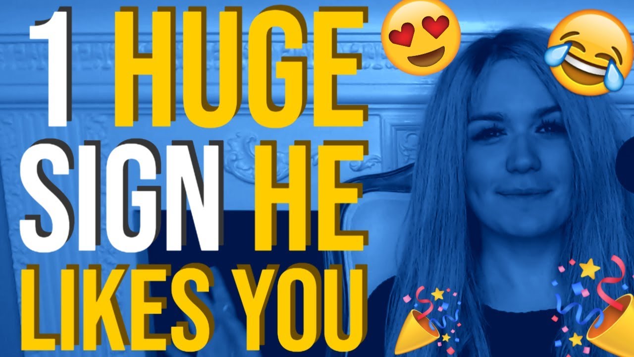 How To INSTANTLY Tell If A Guy Likes You 😍 1 Guaranteed Sign A Guy Likes You!