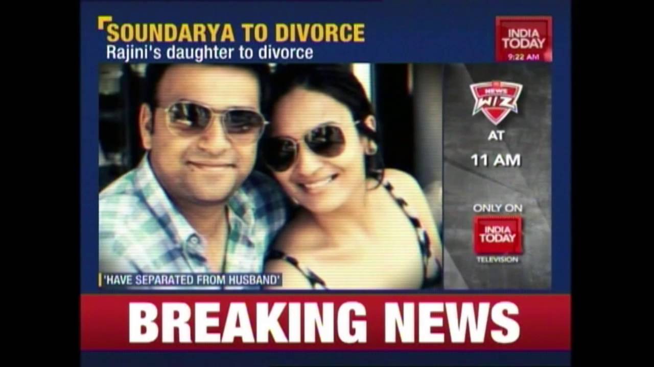 Rajinikanth's Daughter Soundarya Confirms Her Divorce