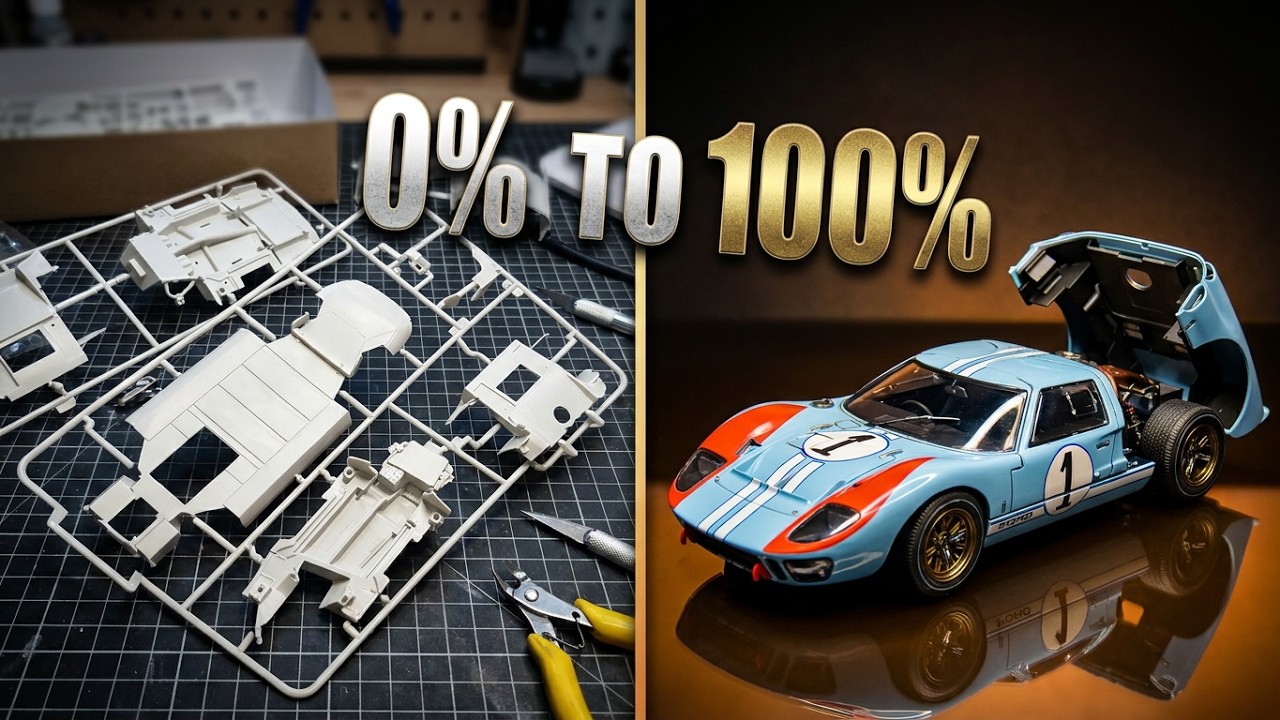 Meng Ford GT-40 Mk.II Le-Mans Full Scale Model Build