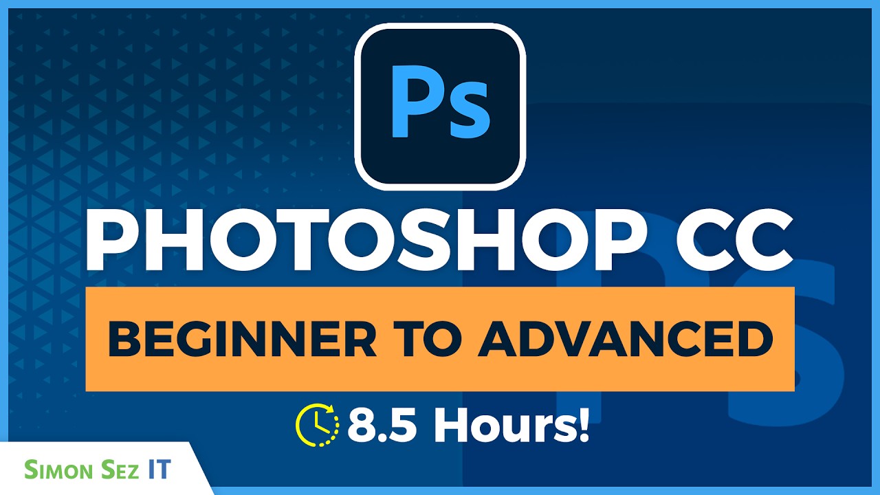 Adobe Photoshop CC Beginner to Advanced Tutorial: 8.5 Hour Training Course