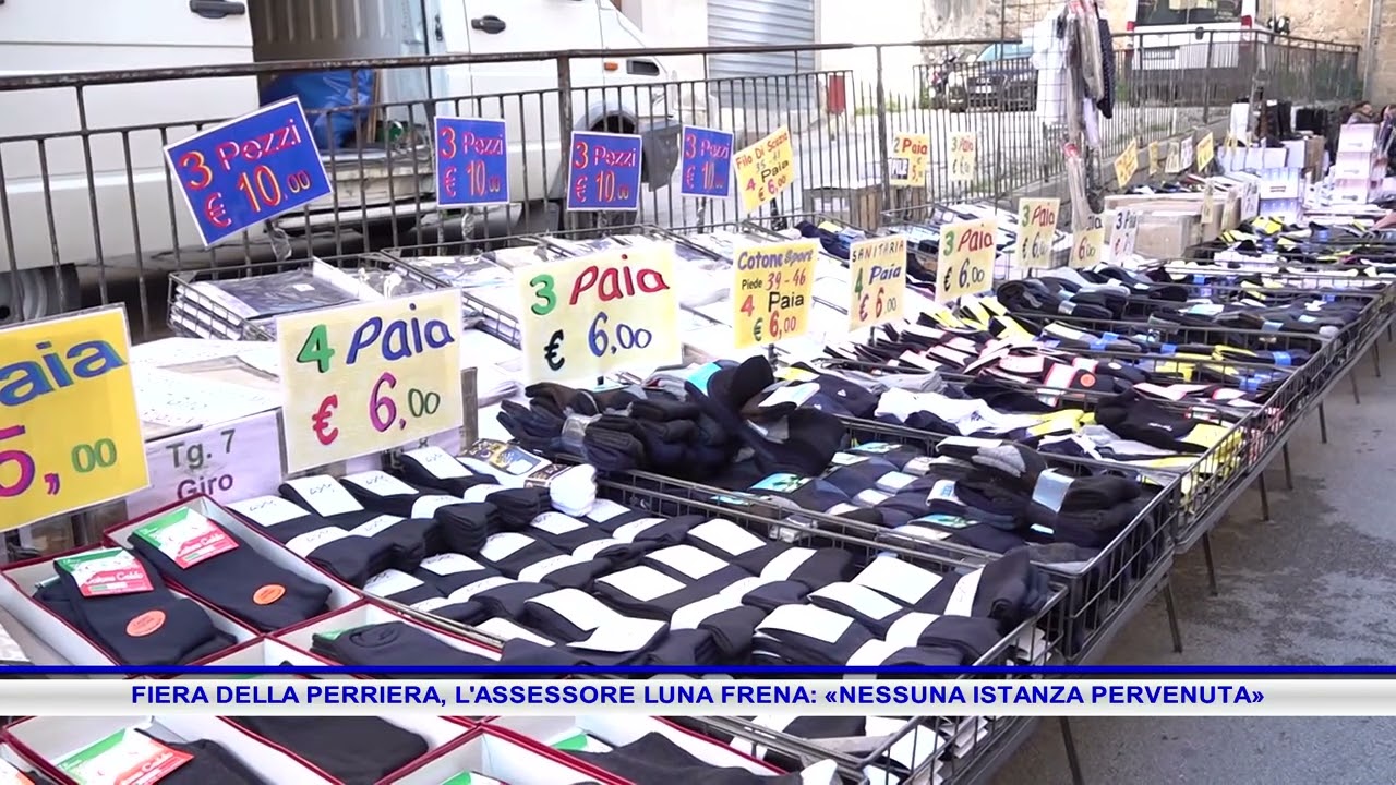 FIERA DELLA PERRIERA, L'ASSESSORE LUNA FRENA, NESSUNA ISTANZA PERVENUTA