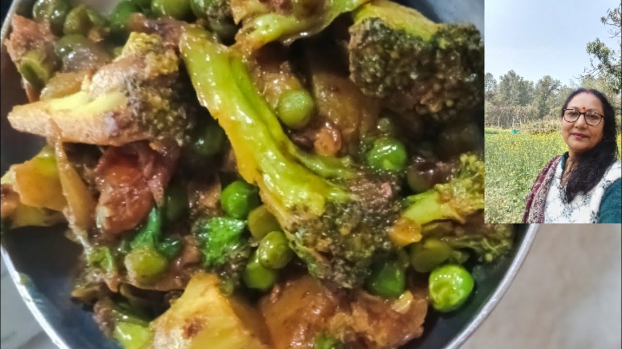 प्रोटीन से भरपूर और स्वादिष्ट ब्रोकली की सब्जी 🤤🙏🏻#recipe#food