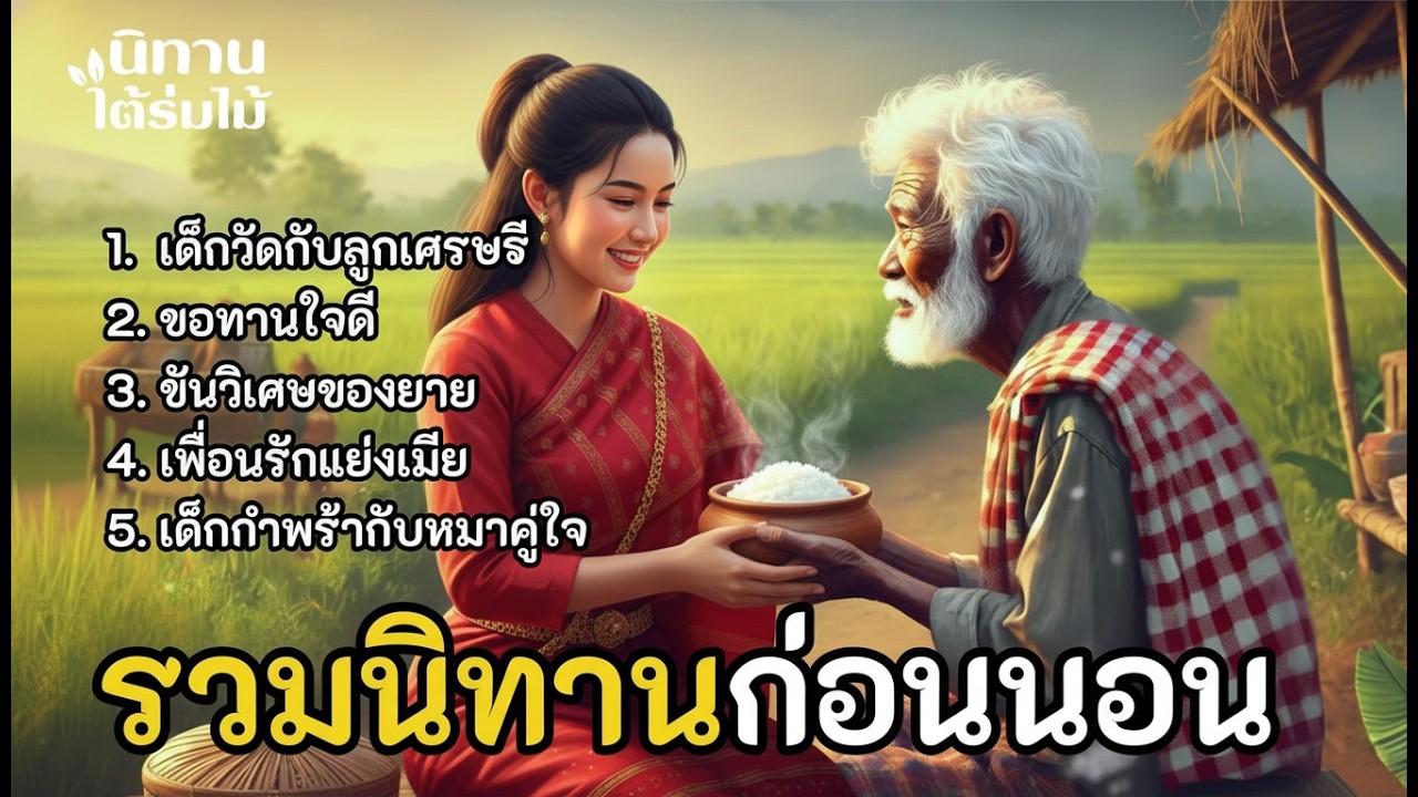 รวมนิทานก่อนนอน ฟังยาวๆ ｜ EP.70 #นิทานพื้นบ้าน  #นิทานสอนใจ #นิทานชาวบ้าน #เรื่องเล่าชาวบ้าน