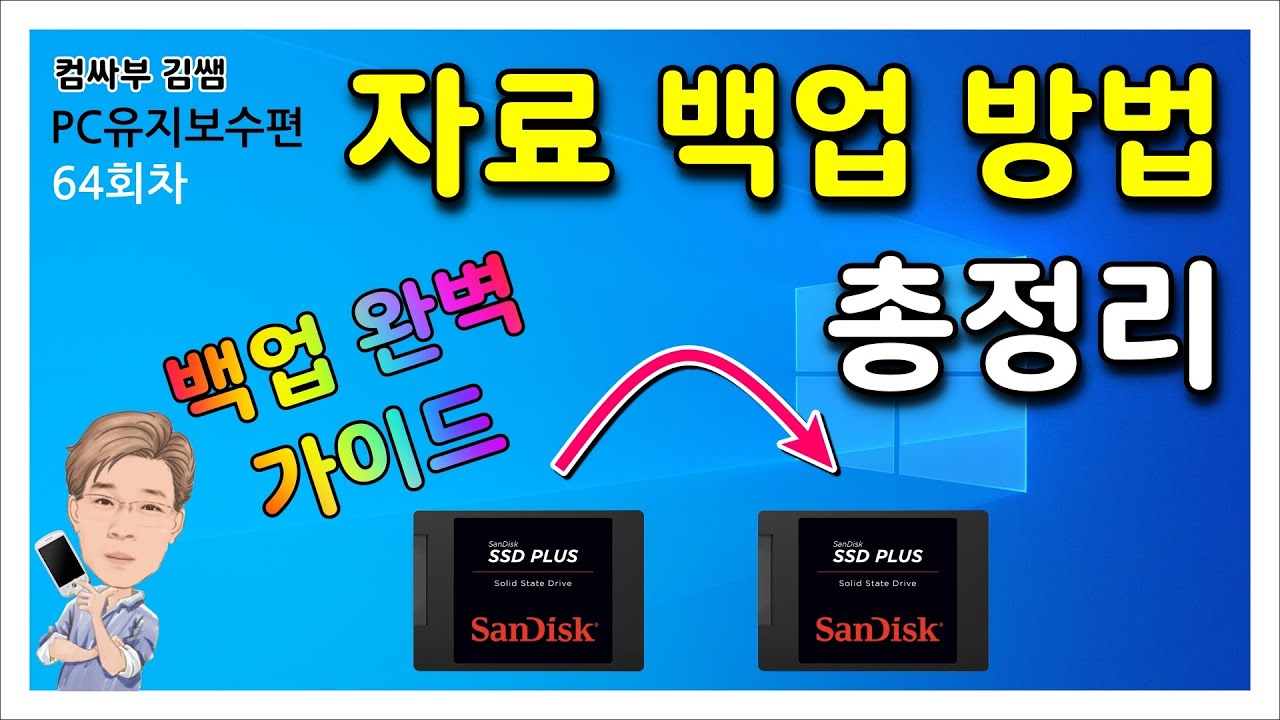 컴퓨터 자료 백업 방법 총정리 - 무엇을, 어디에, 어떻게 백업할 것인가?