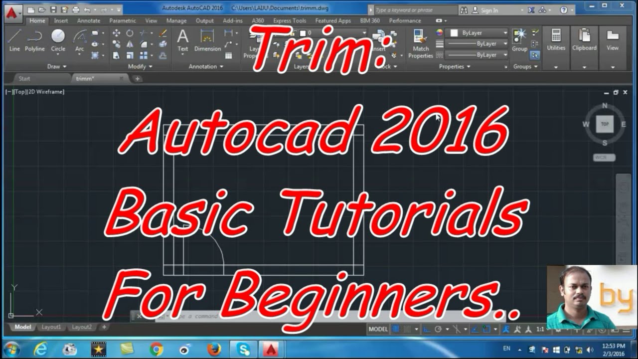 Trim: Autocad 2016 cad software - online autocad classes Part 15-30