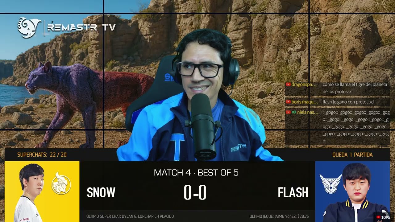 STARCRAFT COREANO GOSU 🇰🇷 FLASH vs SNOW 🇰🇷 | M1·BO5·R1