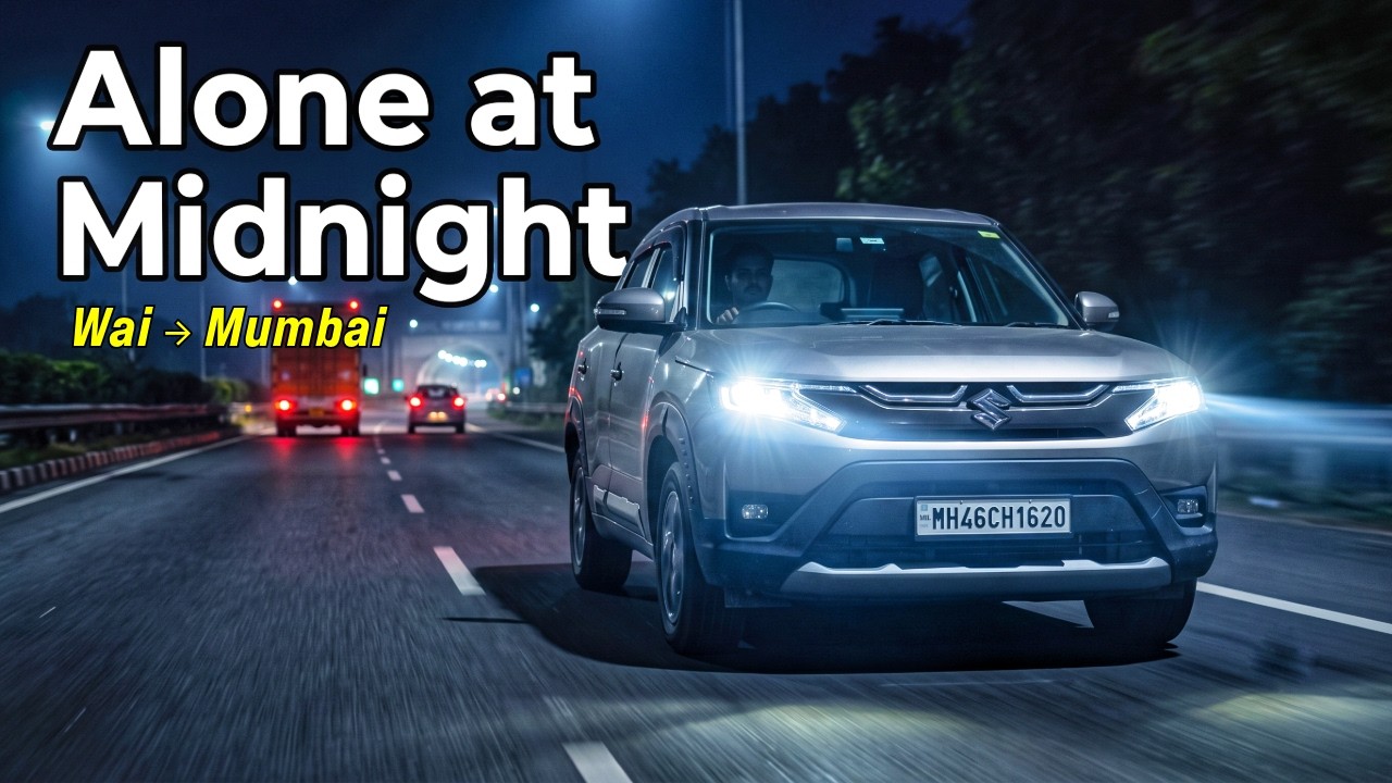 Wai to Mumbai Drive at Night | 230 KM via NH48 and Mumbai-Pune Expressway