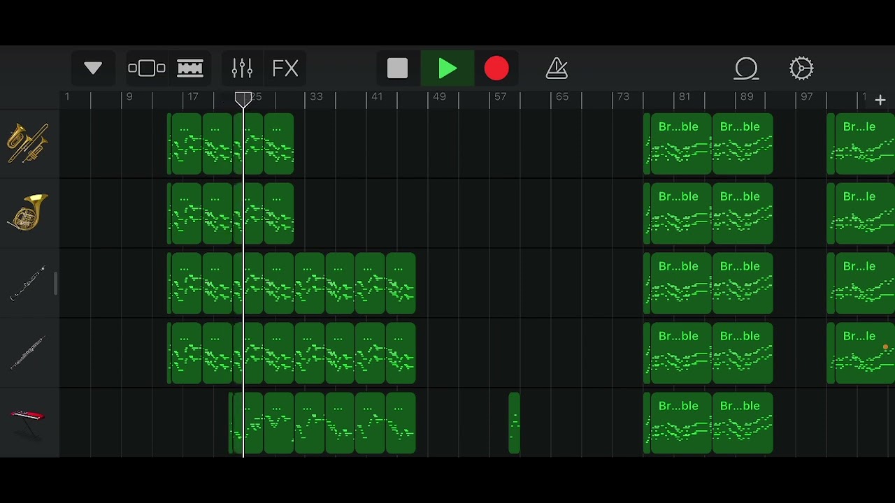 【GarageBand】千年幻想郷~History of the Moon　東方永夜抄　上海アリス幻樂団より