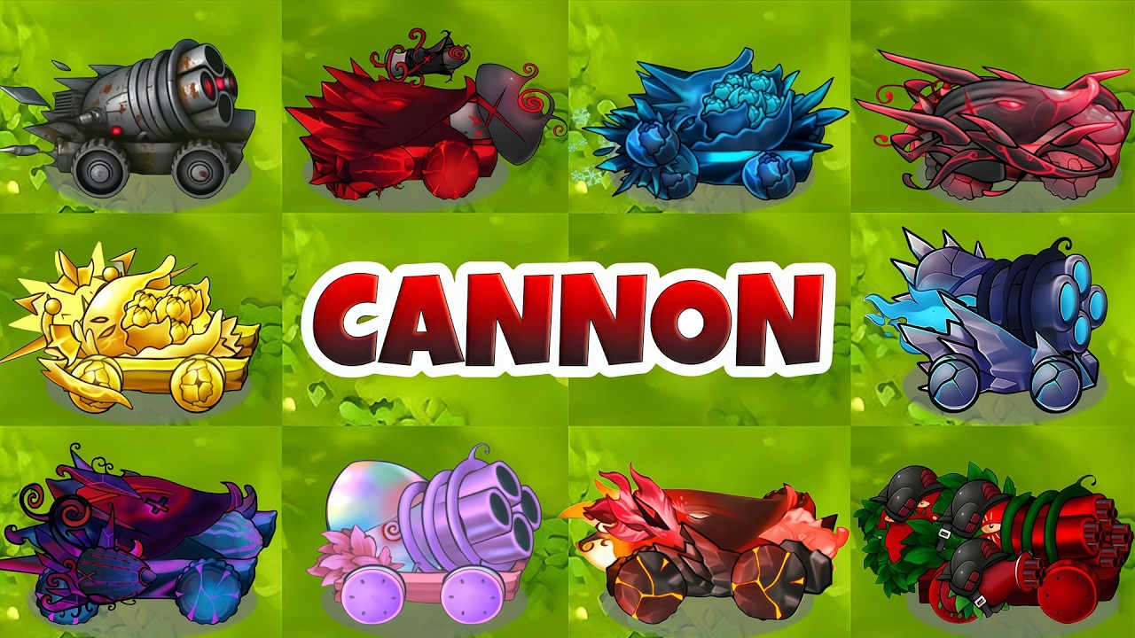 PVZ Fusion 3.4 Challenge - All CANNON Plants Fusion Showcase!!