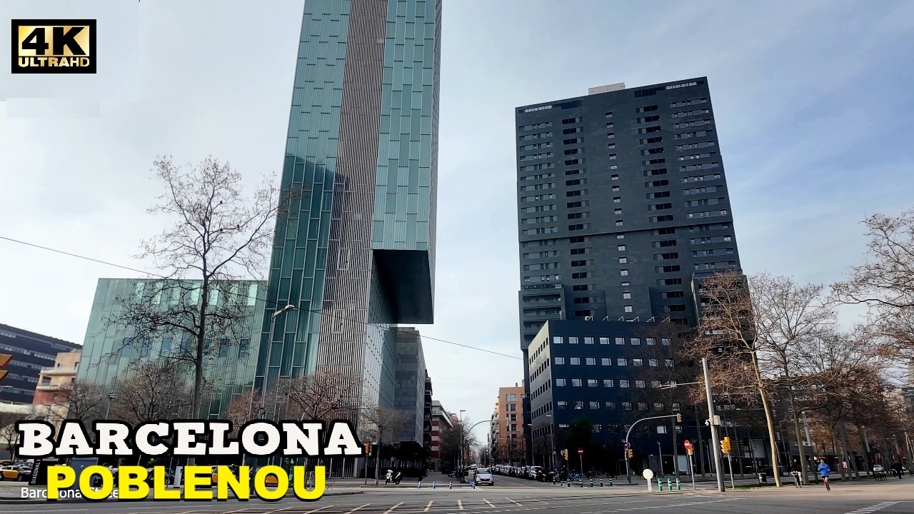 Descubriendo la Transformación del Barrio de PobleNou 2026 Barcelona España [4K, 60ftps]