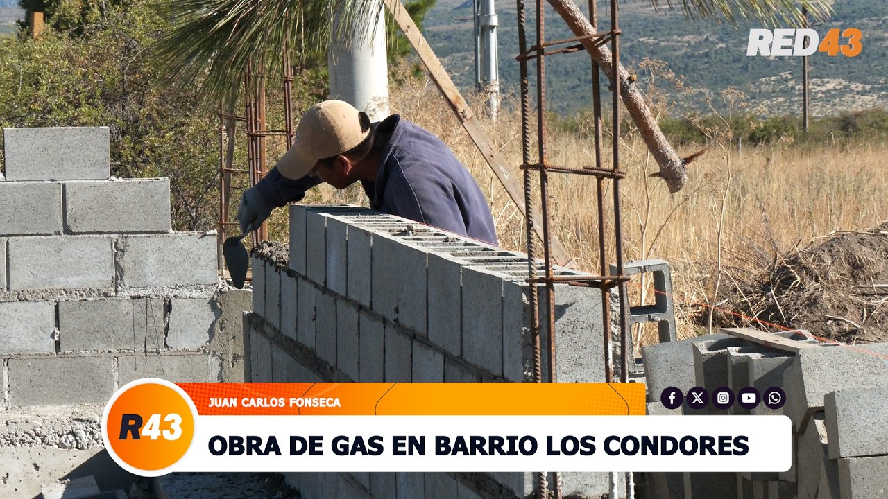 OBRA DE GAS EN BARRIO LOS CONDORES