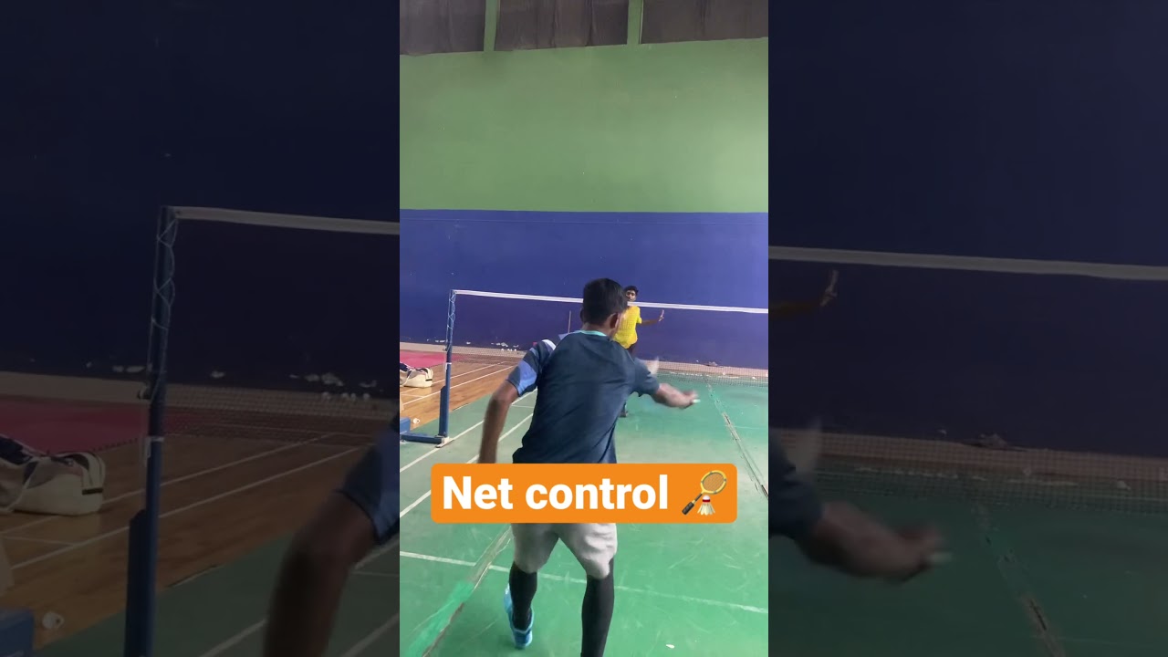 Net control badminton practice l 