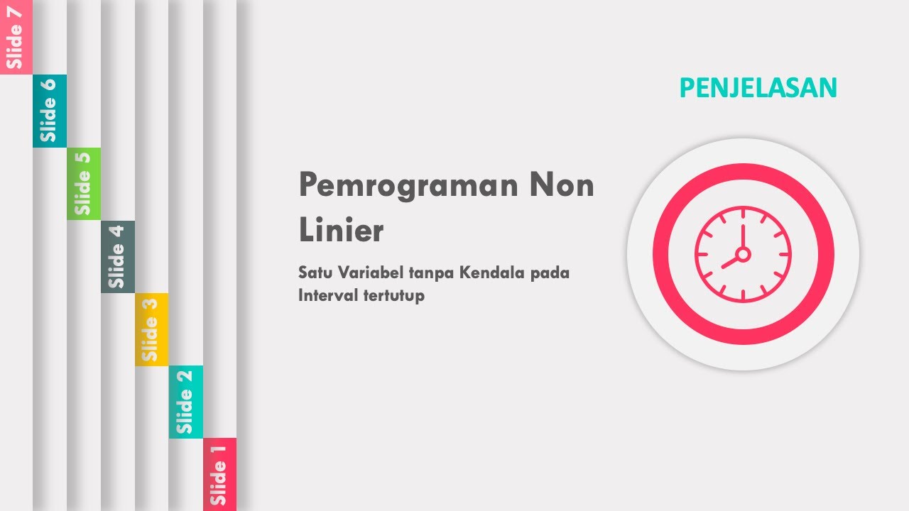 Nilai Ektrim PNL Interval tertutup