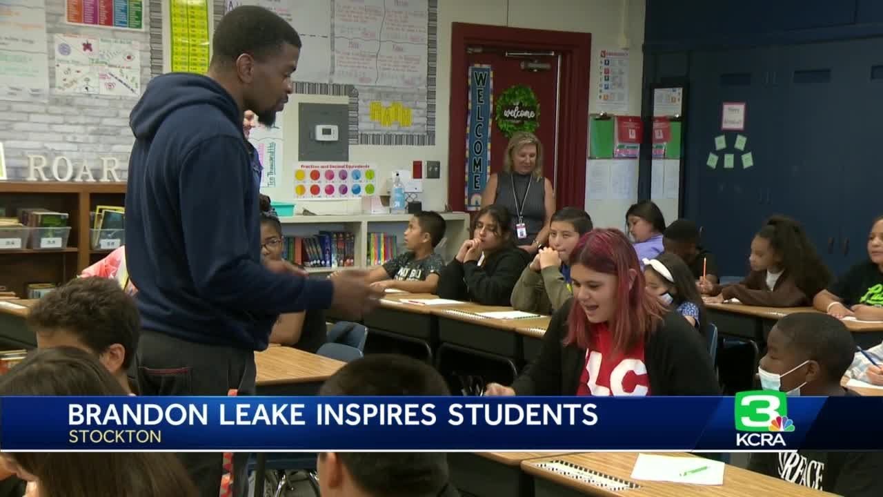 Winner of America's Got Talent surprises Stockton school