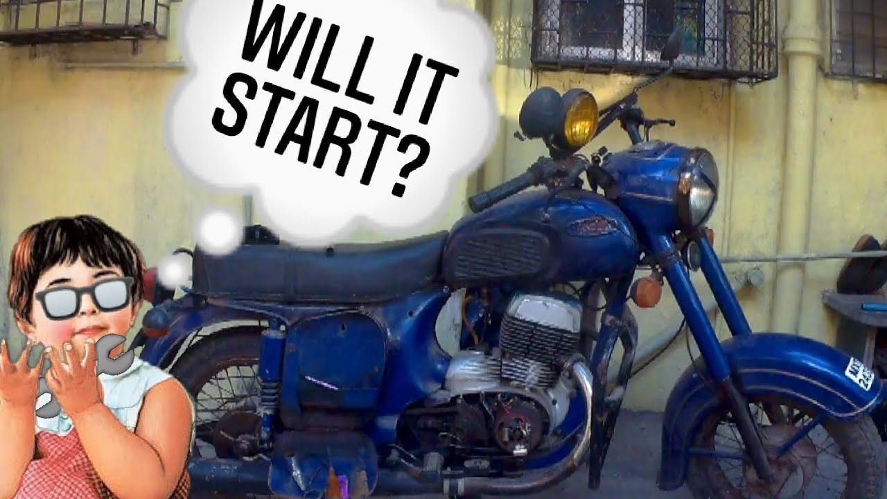 FORGOTTEN Yezdi's First start after almost a year #yezdi #jawa #forgotten