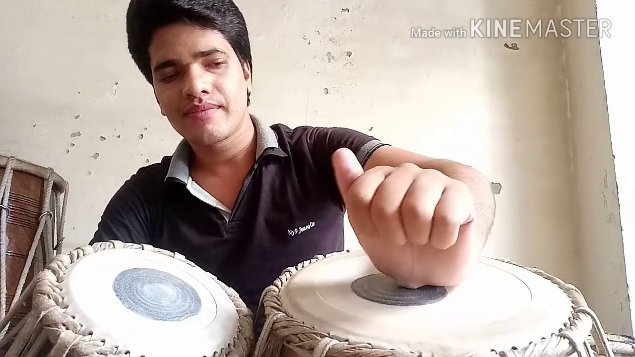 तबले पर कहरवा ताल।। भजन ठेका कैसे बजाएं आसानी से।। How to play kaharwa taal bhajan theka!! Ashish!!