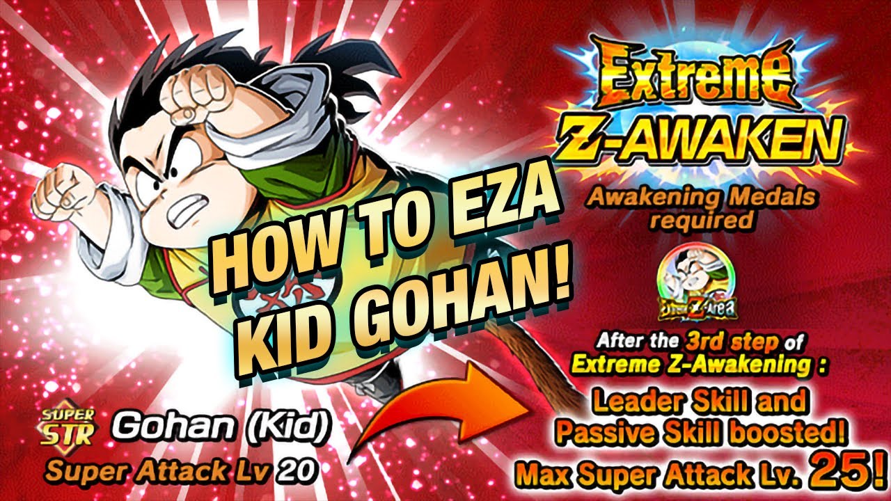 HOW TO EZA PRIME BATTELE GOHAN! Extreme Z-Area: Inherited Power! (DBZ: Dokkan Battle)