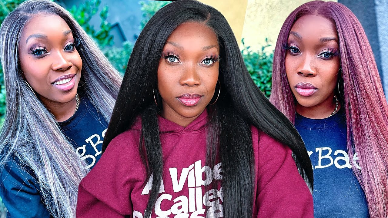 BEST SYNTHETIC Kinky Straight WIG of 2021⁉️ Outre KATYA Perfect Hairline | 3 COLORS | WIG UPDATE